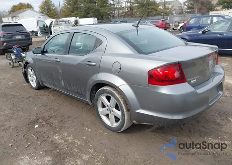 2013 Dodge Avenger Se z USA, uszkodzony, nr VIN 1C3CDZAB9DN530194